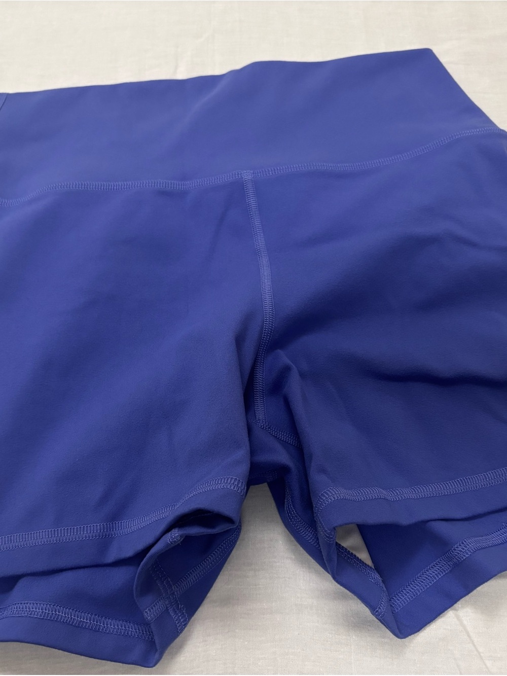 Fleo Women’s High-Waist Athletic Shorts - Blue